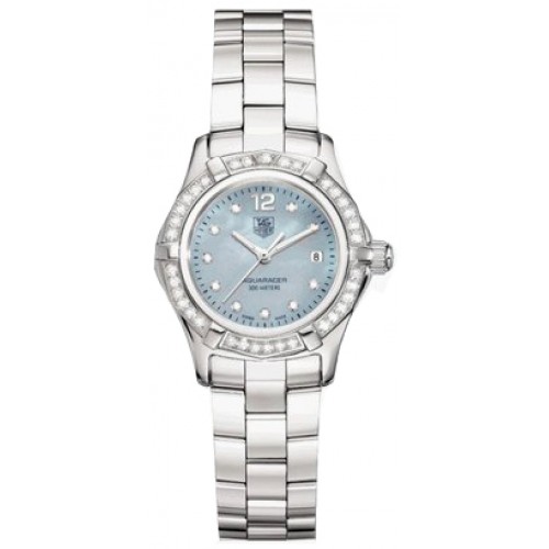 Tag Heuer Aquaracer Blue Pearl & Diamond Dial Women's Watch WAF141J-BA0824 Tag Heuer Aquaracer Blue Pearl & Diamond Dial Women's Watch WAF141J-BA0824